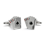 Four of a Kind Aces Cufflinks