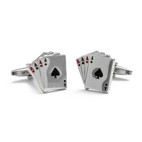 Four of a Kind Aces Cufflinks