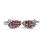 Ethnic Pink Motif Cufflinks