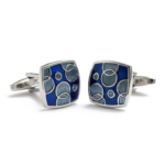 Inverted Blue Spheres Cufflinks