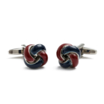 Red & Blue Knots Cufflinks