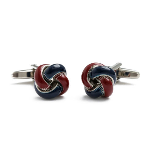 Red & Blue Knots Cufflinks
