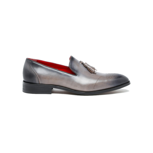 Spanish Tassel Loafer Grey