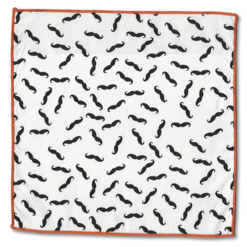 blue mousta pocket square for men