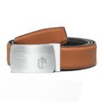 Grained Tan Belt Strap + Brashy Imperial - Silver Buckle
