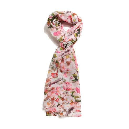 pink scarf for women