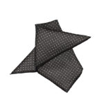 The Kirky Grey Silk Pocket Square